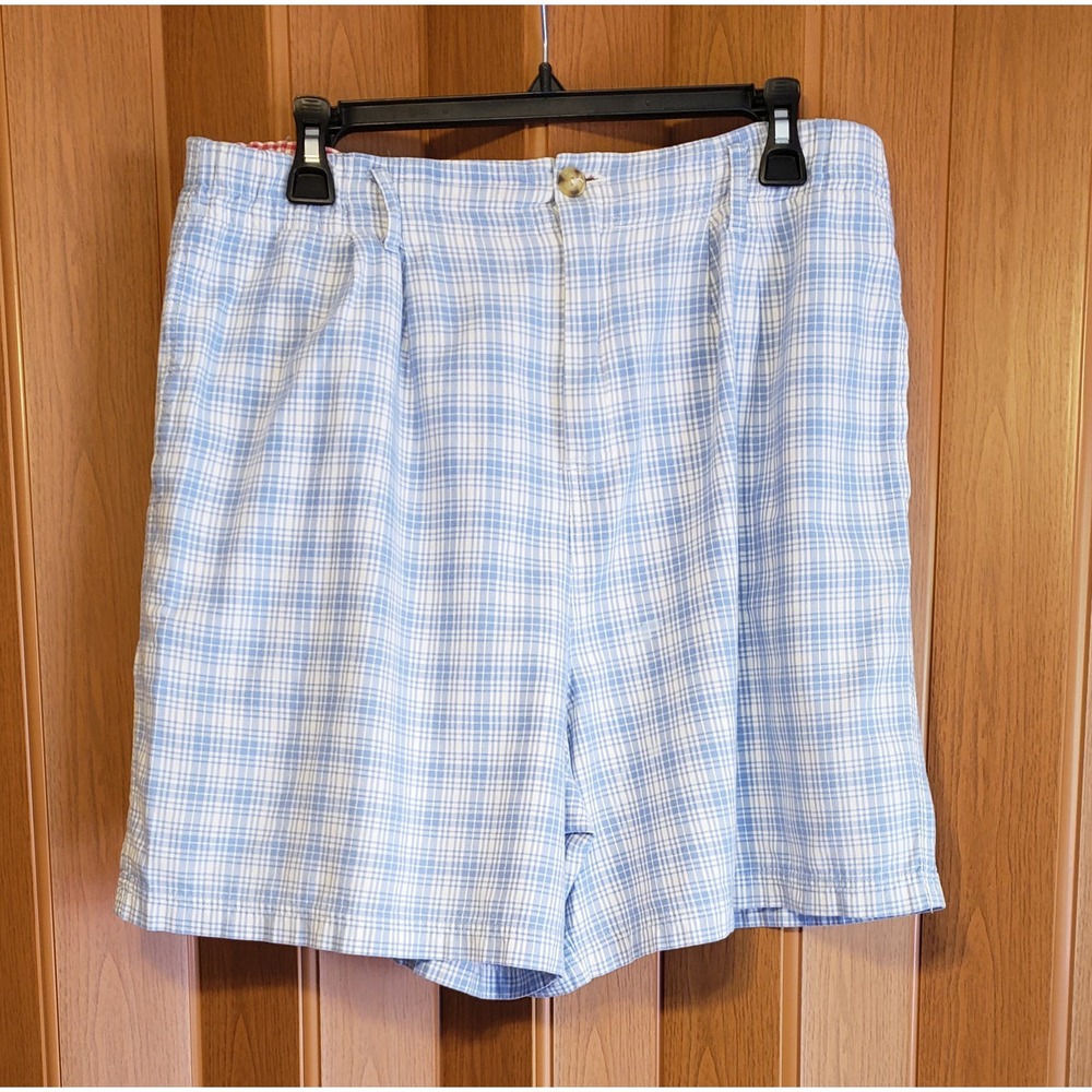 Bechamel size large blue & white cotton shorts